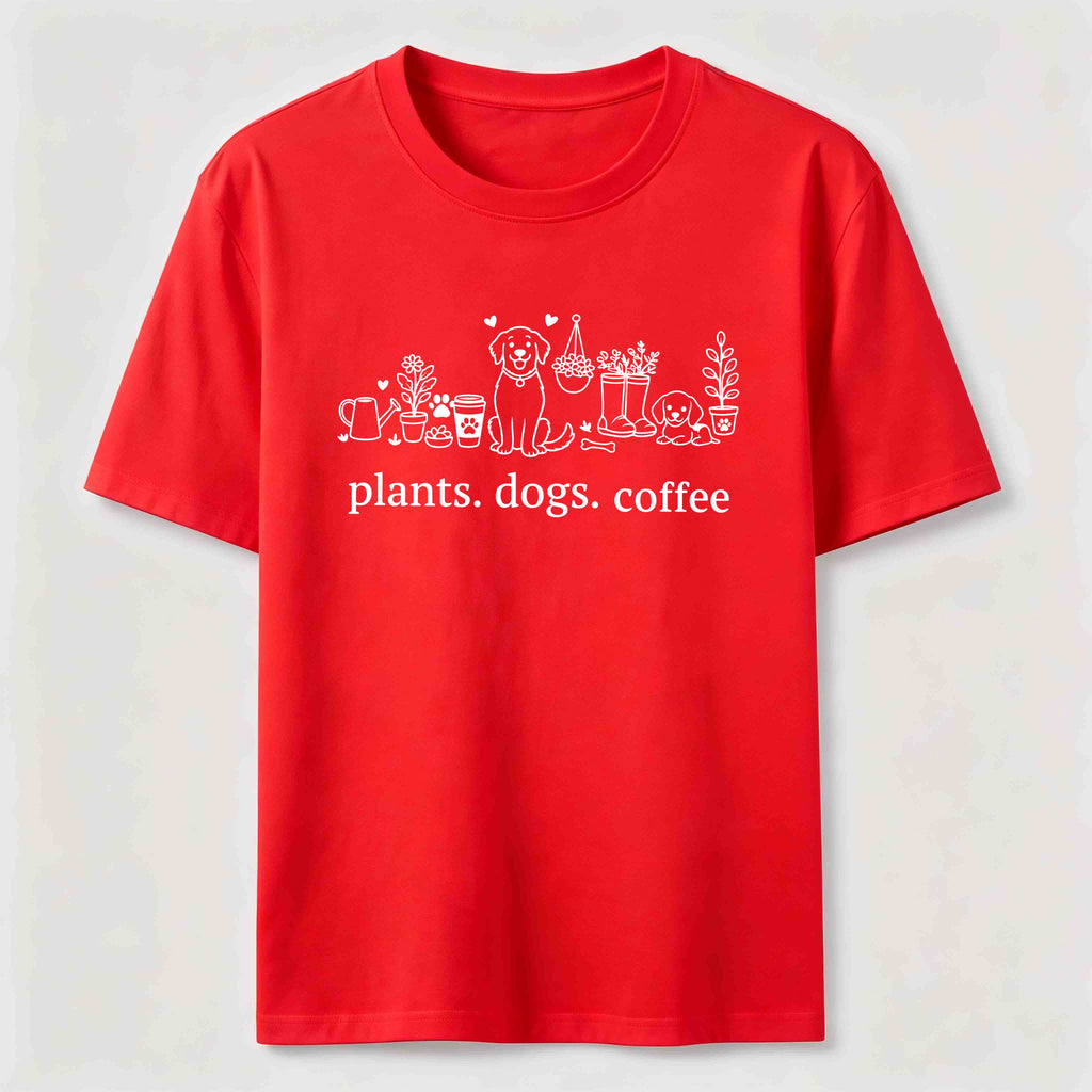 Plants Dogs Coffee Classic T-Shirt