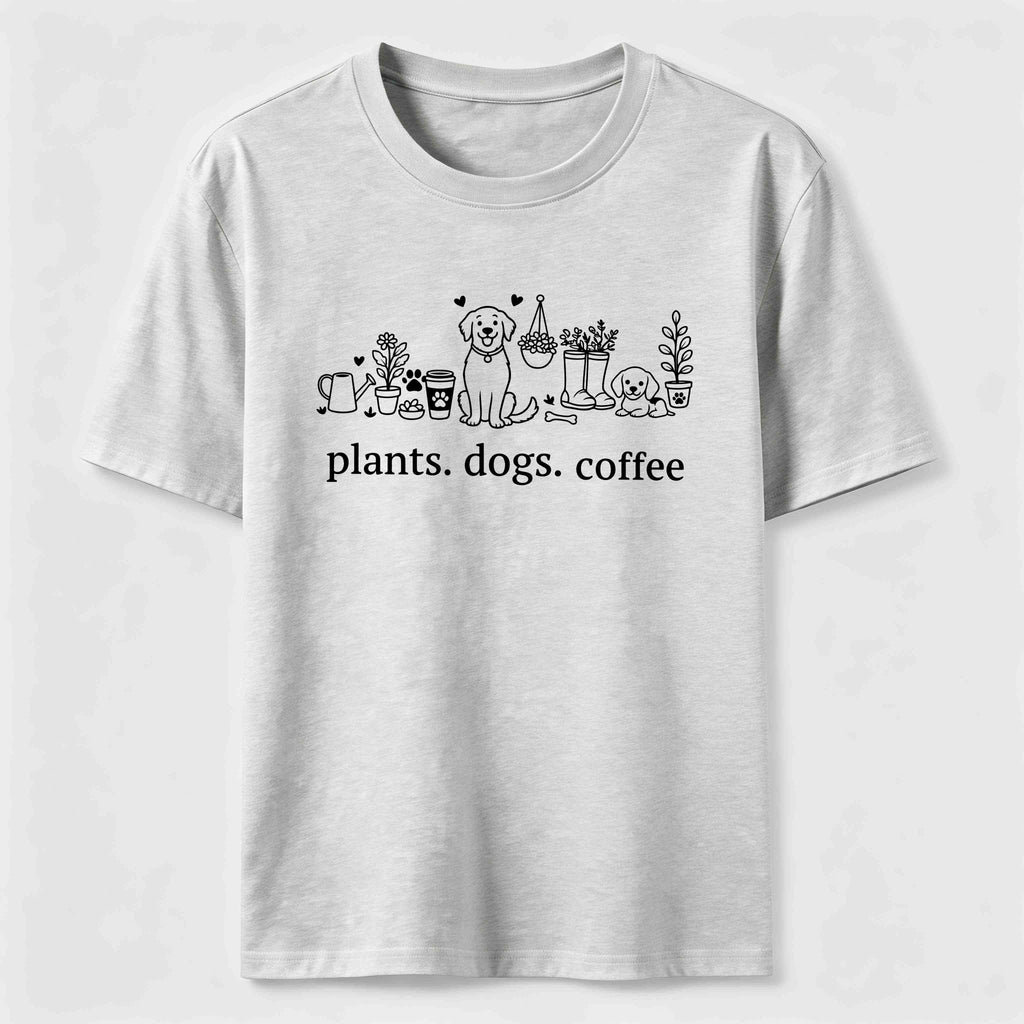 Plants Dogs Coffee Classic T-Shirt