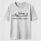 Plants Dogs Coffee Classic T-Shirt