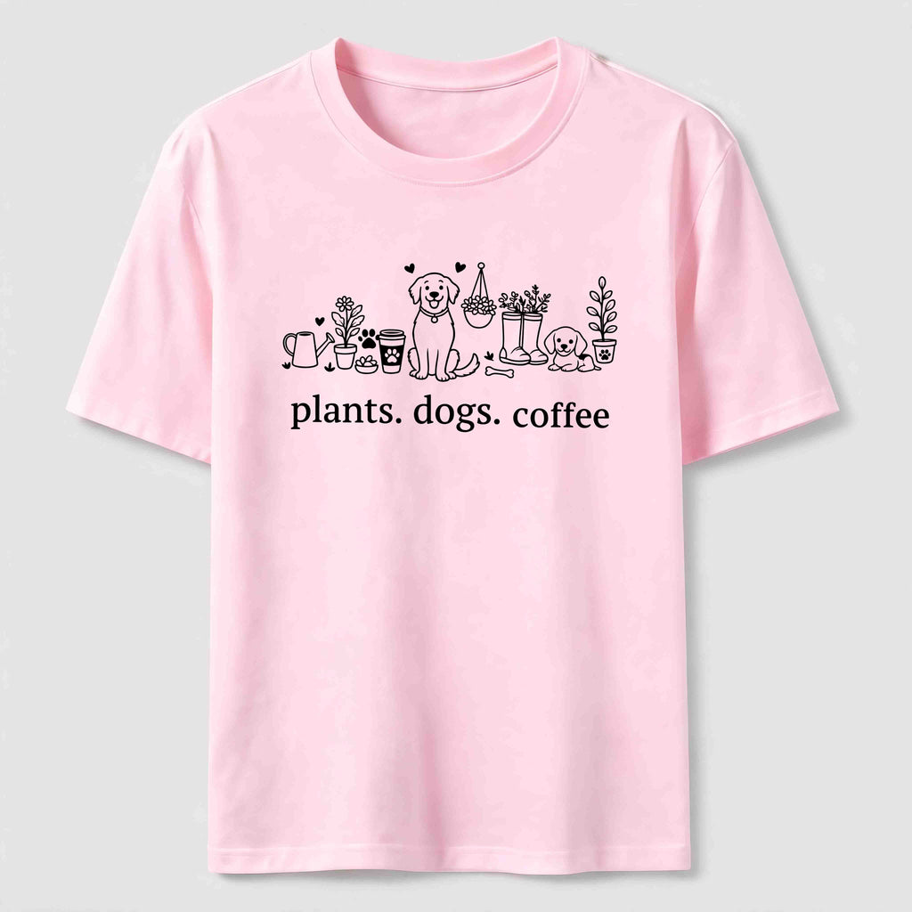Plants Dogs Coffee Classic T-Shirt