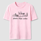 Plants Dogs Coffee Classic T-Shirt