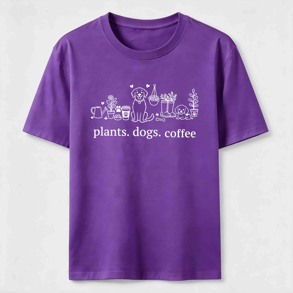 Plants Dogs Coffee Classic T-Shirt