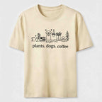 Plants Dogs Coffee Classic T-Shirt