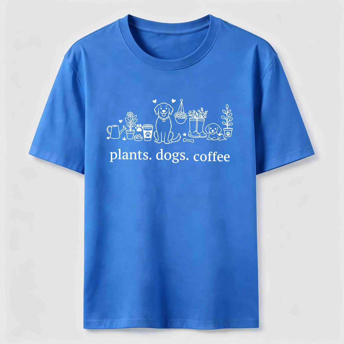 Plants Dogs Coffee Classic T-Shirt