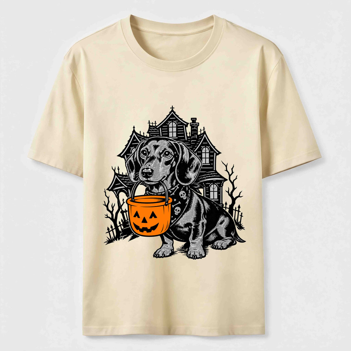 Haunted House Dachshund Classic T-Shirt