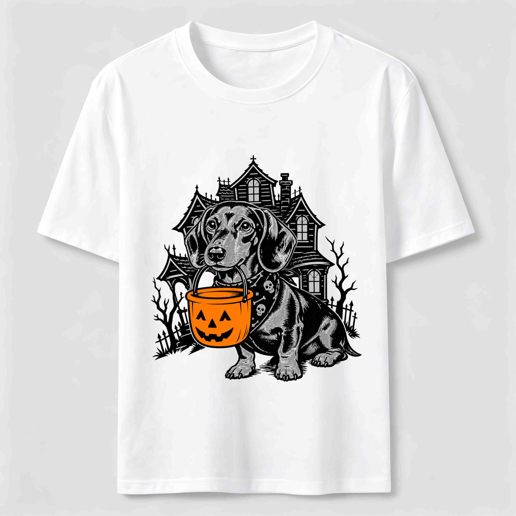 Haunted House Dachshund Classic T-Shirt
