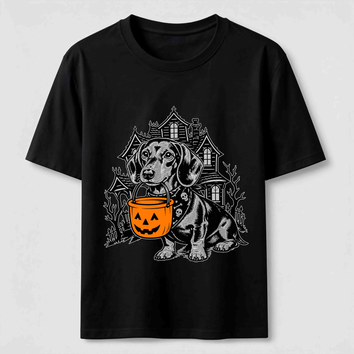 Haunted House Dachshund Classic T-Shirt