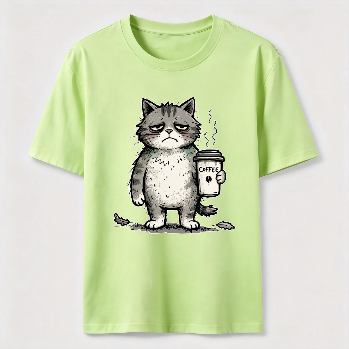Coffee Before Everything Cat Classic T-Shirt