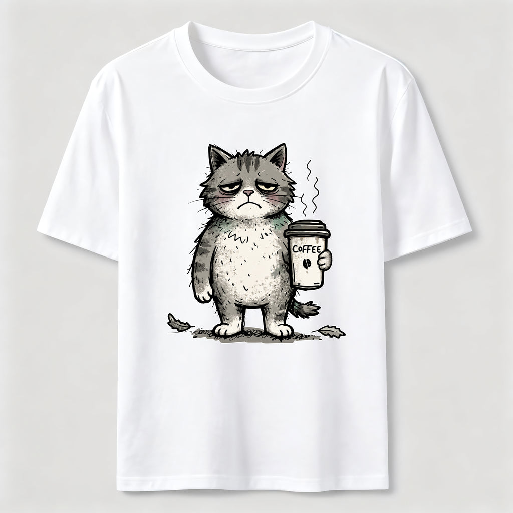 Coffee Before Everything Cat Classic T-Shirt