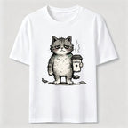 Coffee Before Everything Cat Classic T-Shirt
