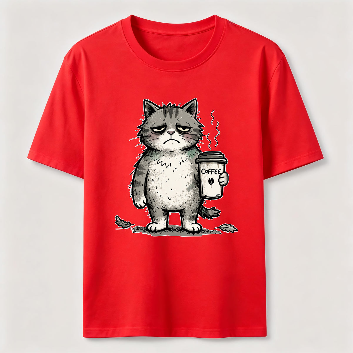 Coffee Before Everything Cat Classic T-Shirt