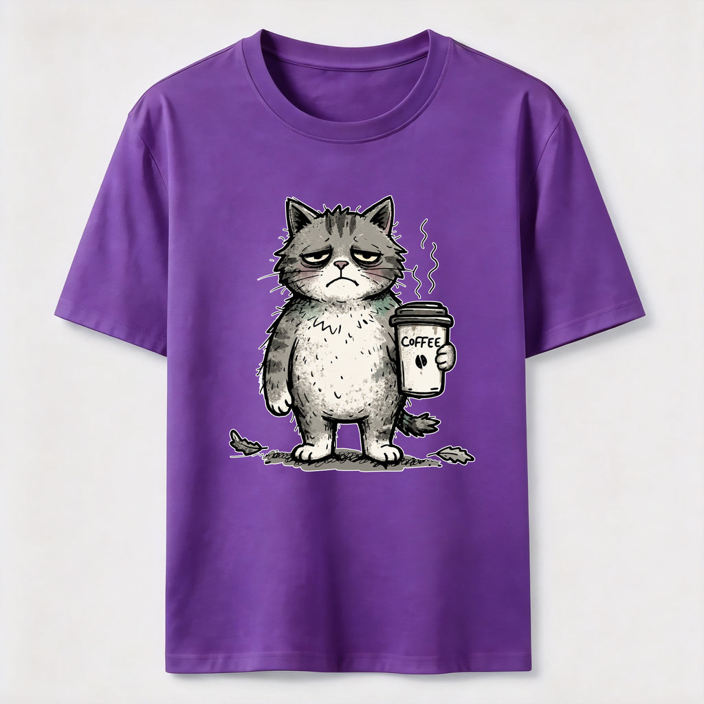 Coffee Before Everything Cat Classic T-Shirt