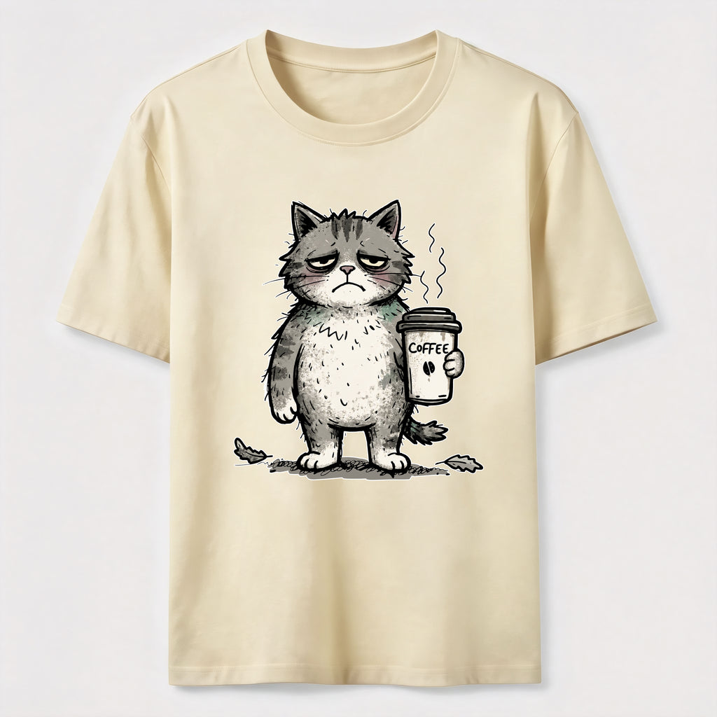 Coffee Before Everything Cat Classic T-Shirt