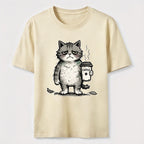 Coffee Before Everything Cat Classic T-Shirt