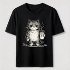 Coffee Before Everything Cat Classic T-Shirt