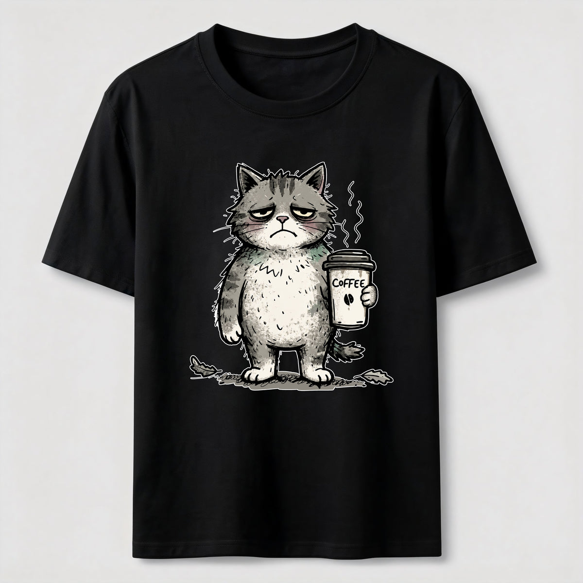 Coffee Before Everything Cat Classic T-Shirt