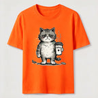 Coffee Before Everything Cat Classic T-Shirt