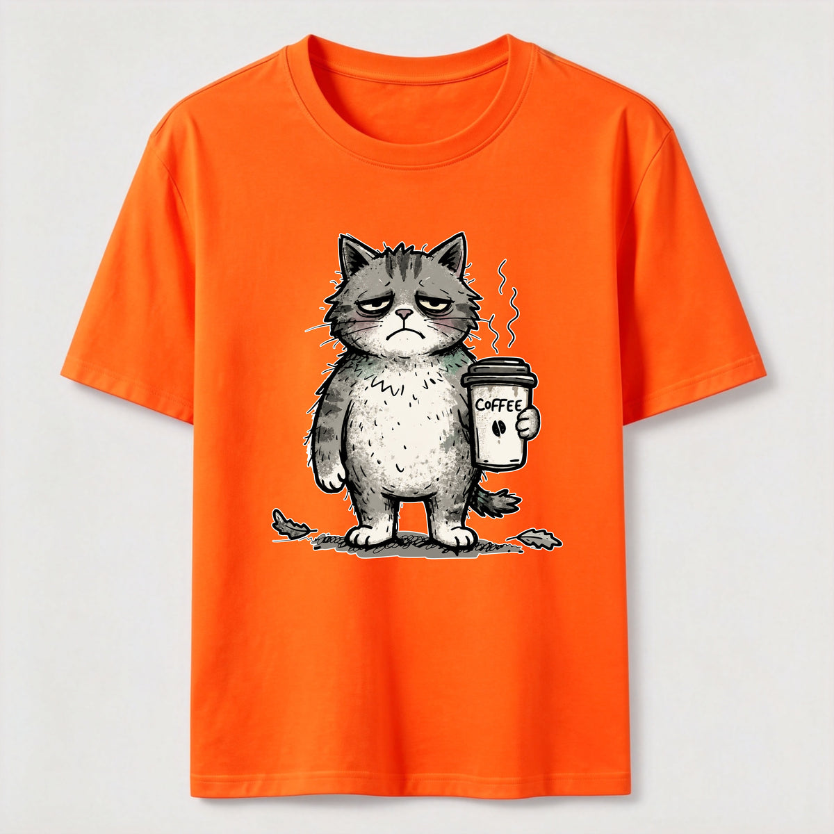 Coffee Before Everything Cat Classic T-Shirt