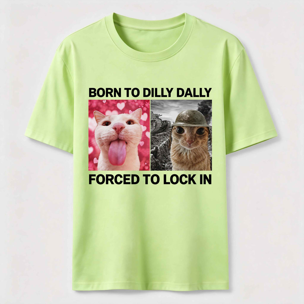 Born to Dilly Dally Cat Classic T-Shirt