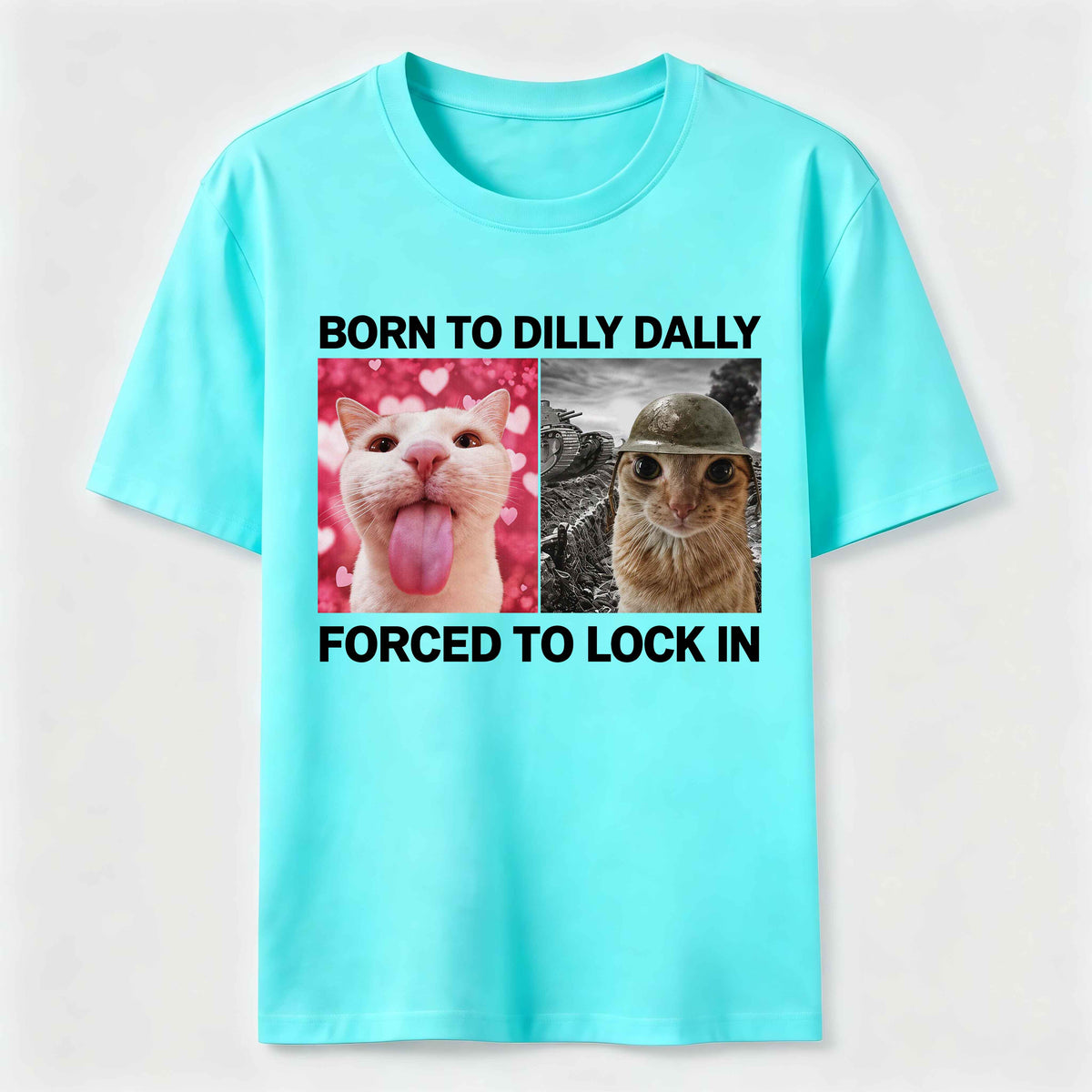 Born to Dilly Dally Cat Classic T-Shirt