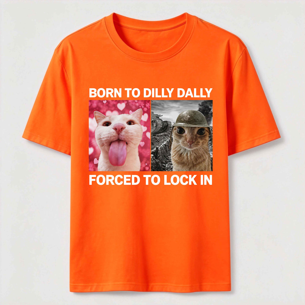 Born to Dilly Dally Cat Classic T-Shirt