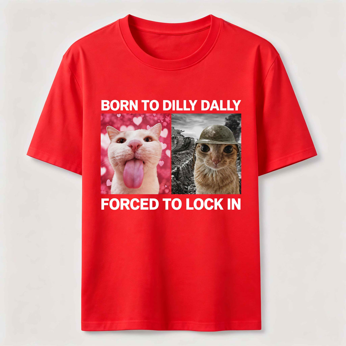 Born to Dilly Dally Cat Classic T-Shirt