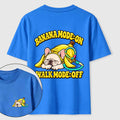 Banana Mode French Bulldog Classic T-Shirt（Two Sided Print）