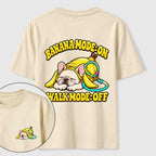 Banana Mode French Bulldog Classic T-Shirt（Two Sided Print）