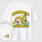 Banana Mode French Bulldog Classic T-Shirt（Two Sided Print）