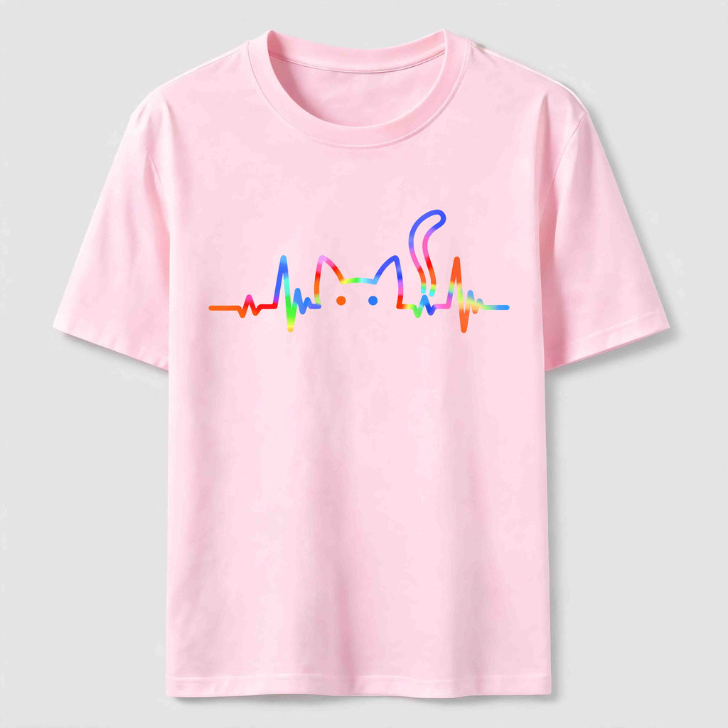Cat Heartbeat Classic T-Shirt
