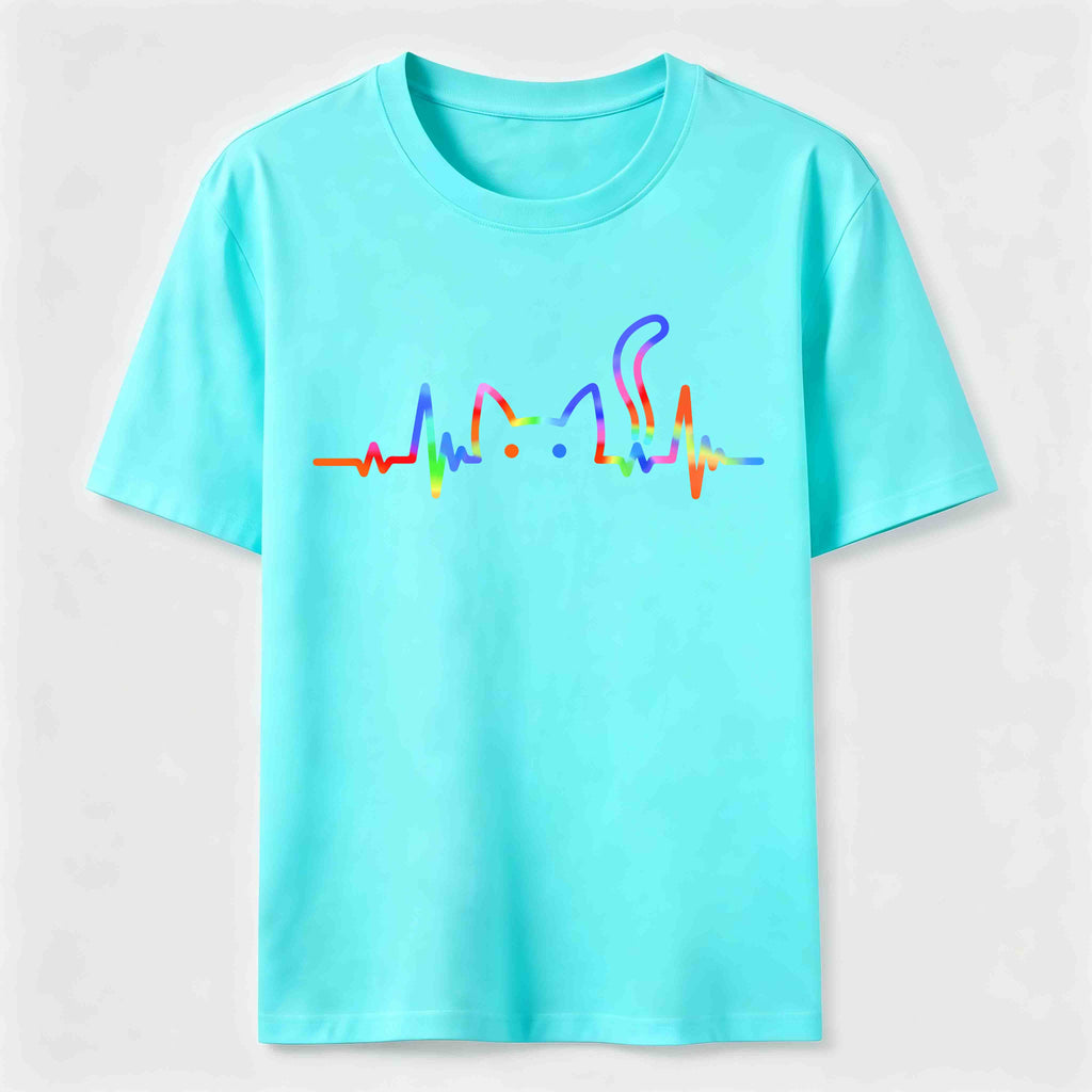 Cat Heartbeat Classic T-Shirt