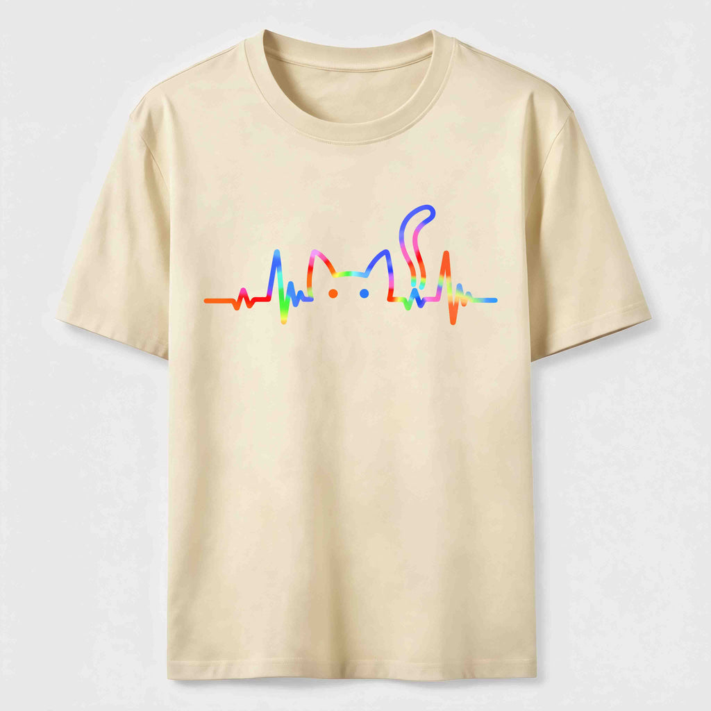 Cat Heartbeat Classic T-Shirt