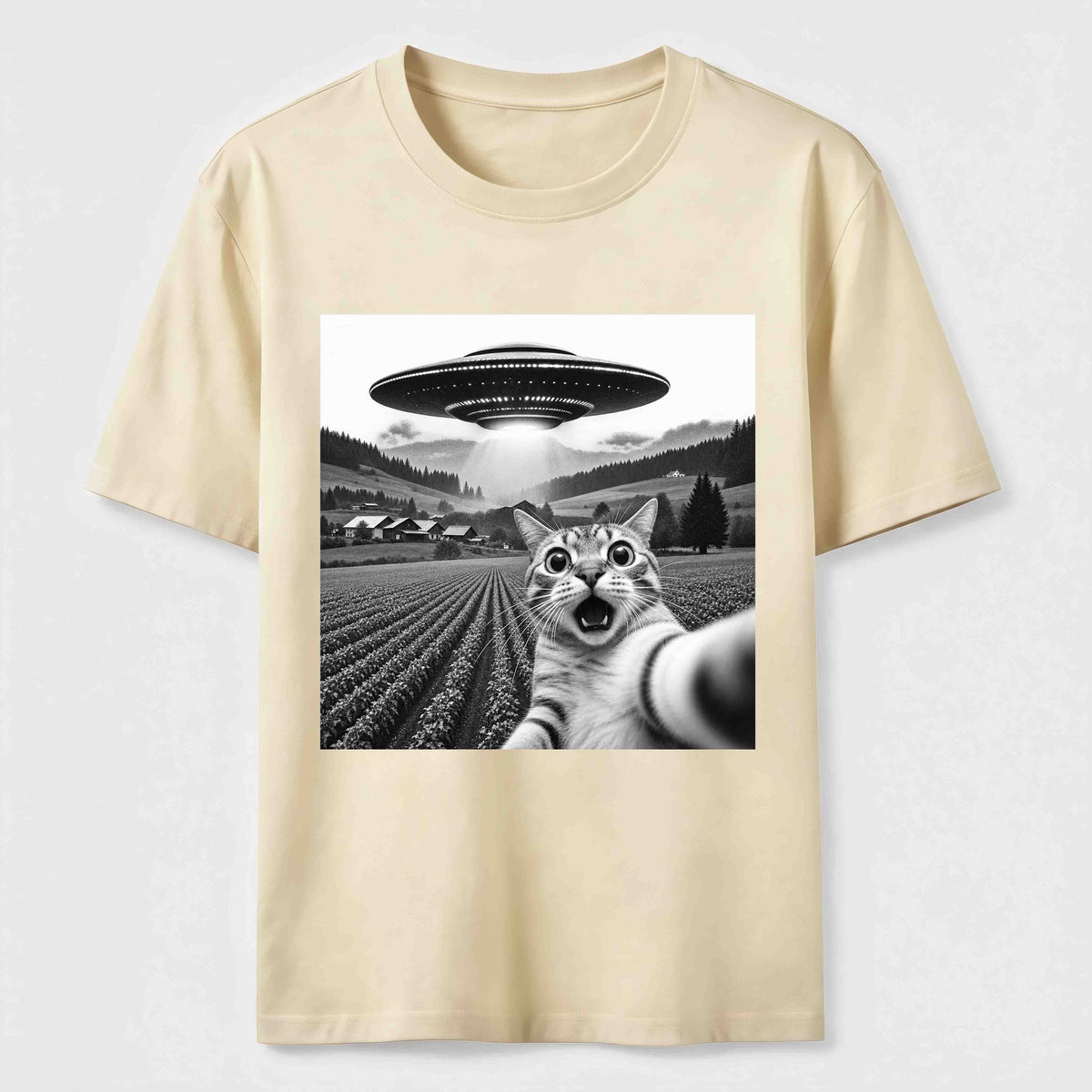 Alien Selfie Cat Classic T-Shirt