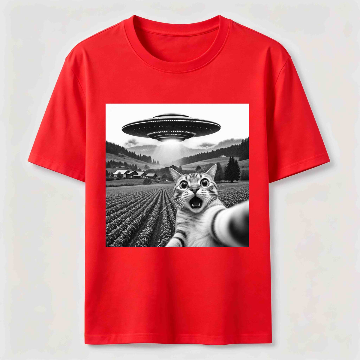 Alien Selfie Cat Classic T-Shirt