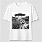 Alien Selfie Cat Classic T-Shirt
