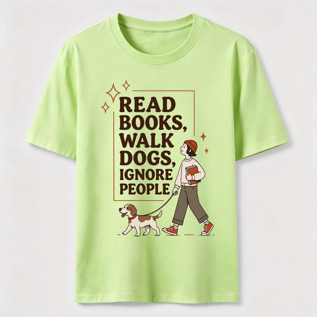 Read Books Walk Dogs Classic T-Shirt