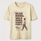 Read Books Walk Dogs Classic T-Shirt