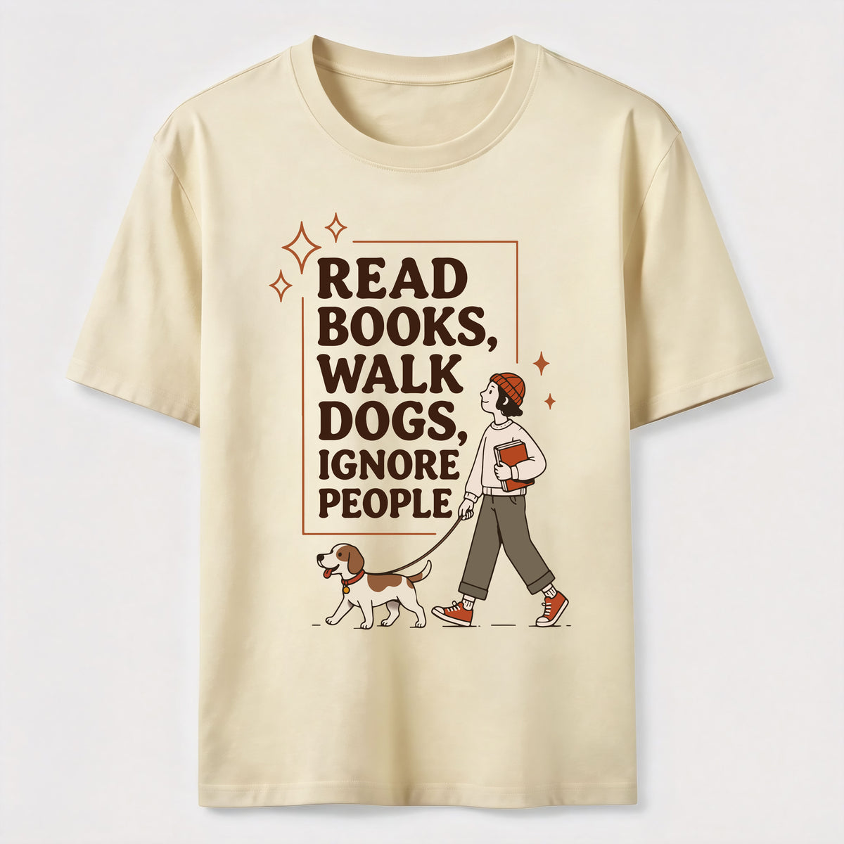 Read Books Walk Dogs Classic T-Shirt