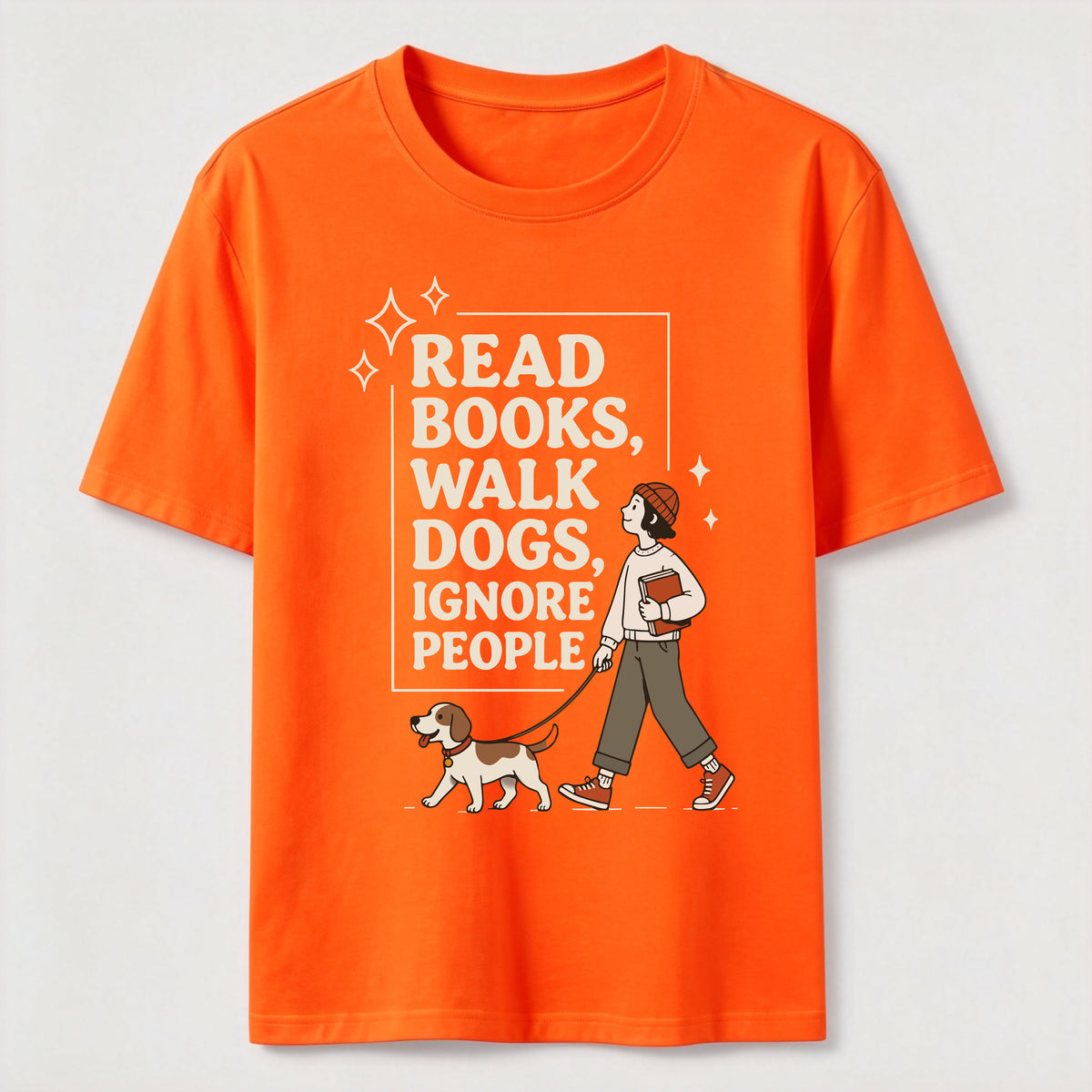 Read Books Walk Dogs Classic T-Shirt