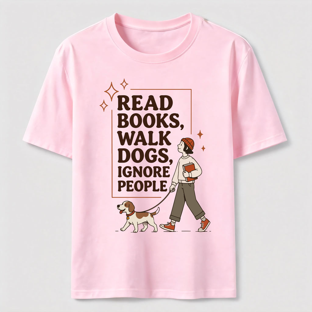Read Books Walk Dogs Classic T-Shirt
