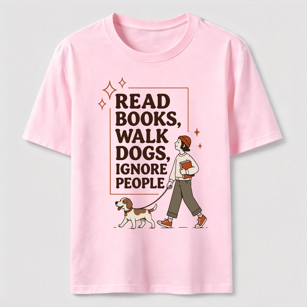 Read Books Walk Dogs Classic T-Shirt
