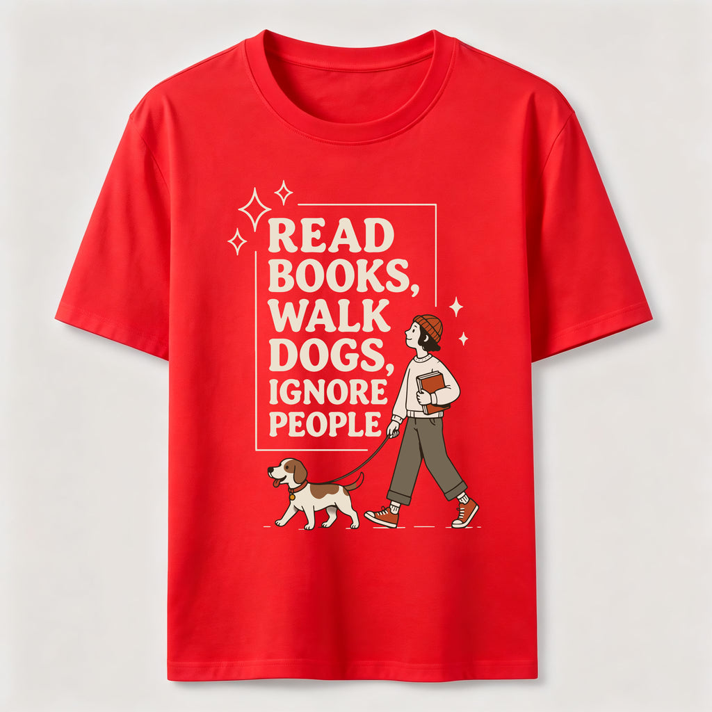 Read Books Walk Dogs Classic T-Shirt