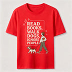 Read Books Walk Dogs Classic T-Shirt