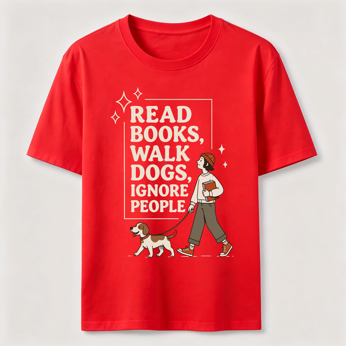 Read Books Walk Dogs Classic T-Shirt