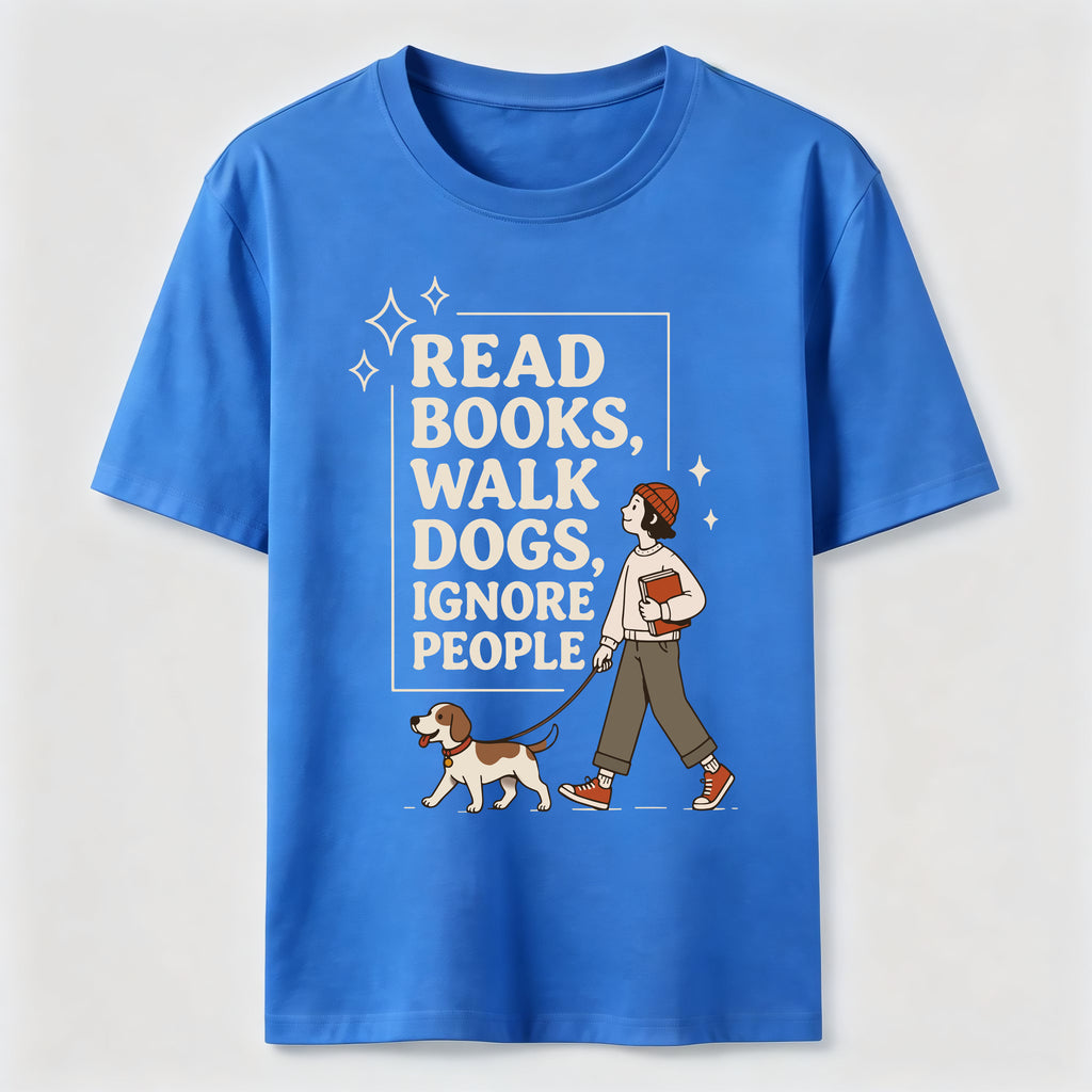 Read Books Walk Dogs Classic T-Shirt