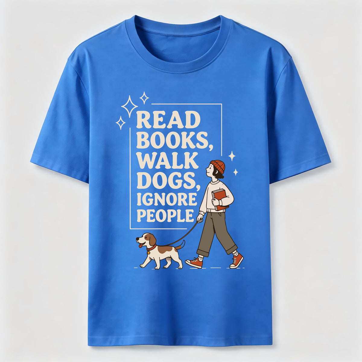Read Books Walk Dogs Classic T-Shirt