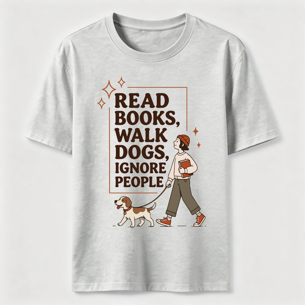 Read Books Walk Dogs Classic T-Shirt
