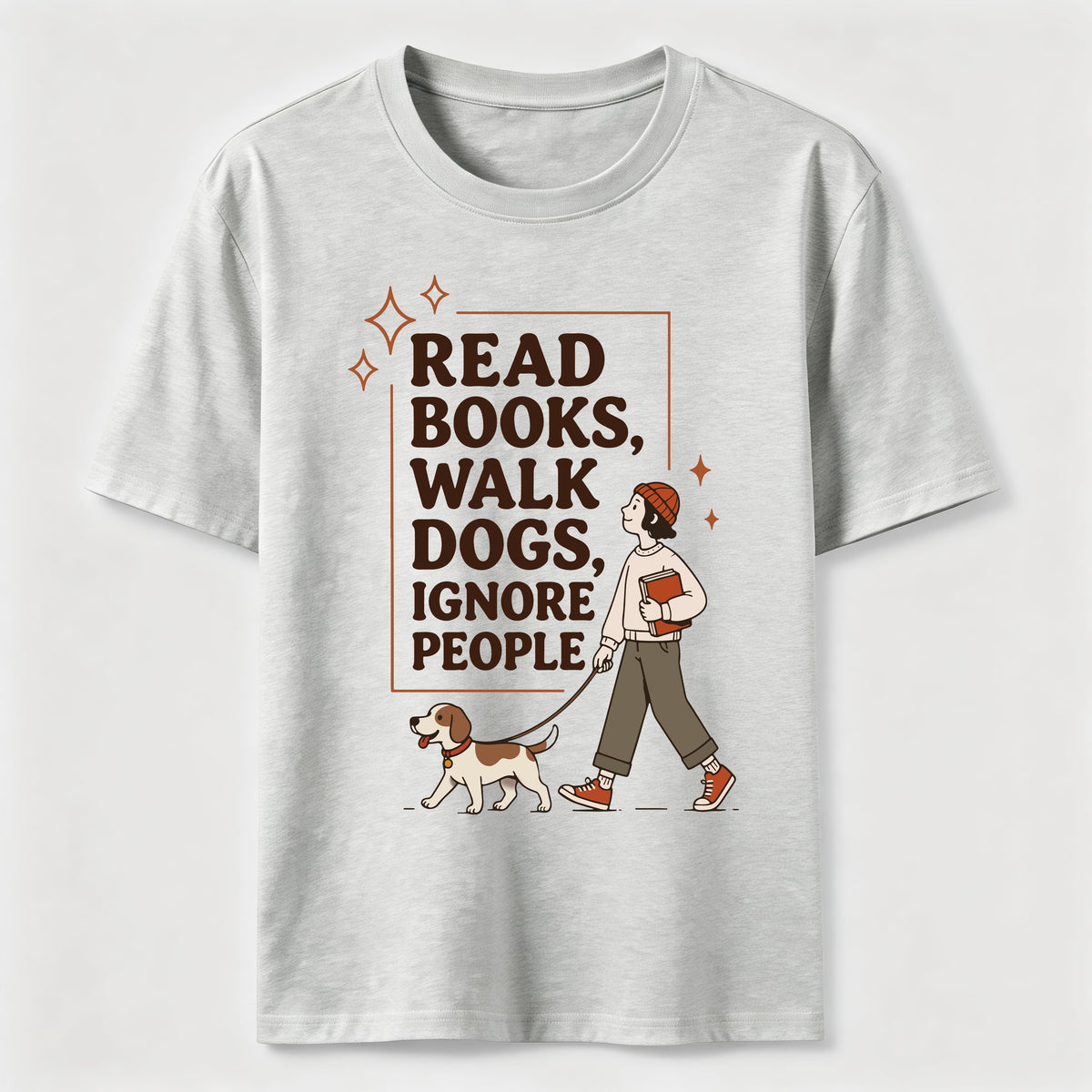 Read Books Walk Dogs Classic T-Shirt