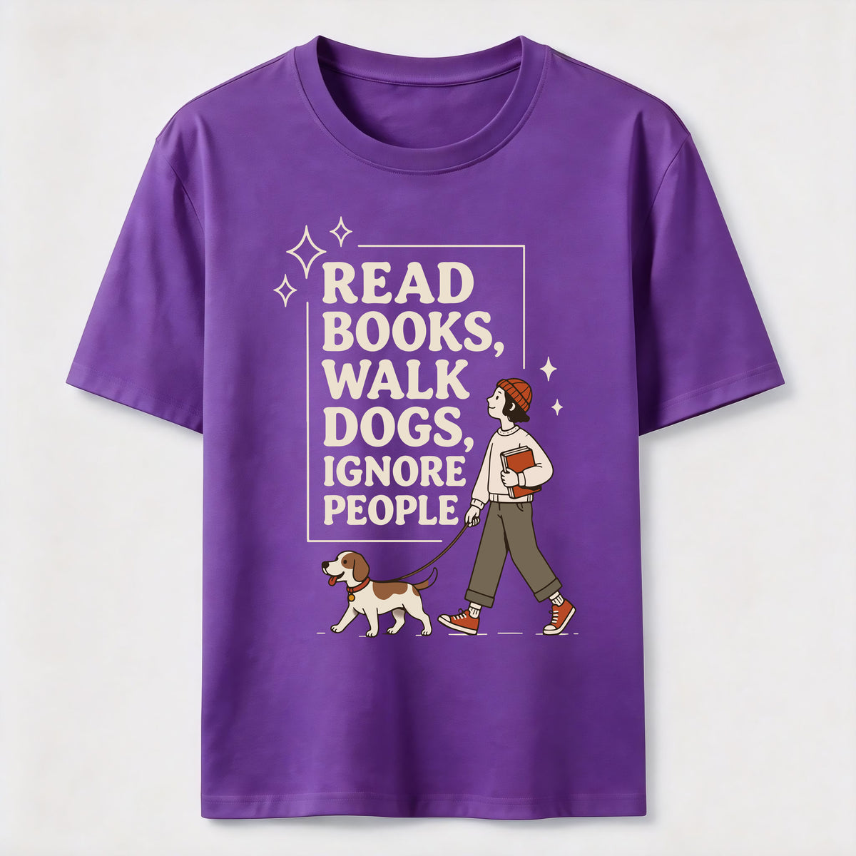 Read Books Walk Dogs Classic T-Shirt