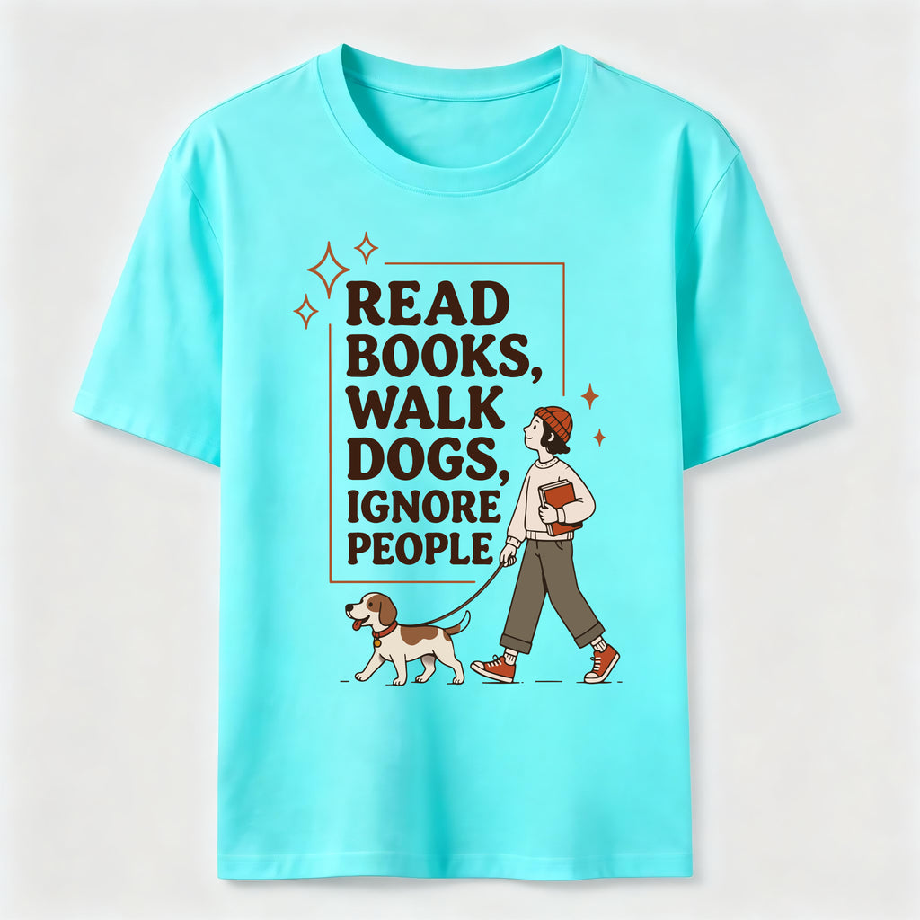 Read Books Walk Dogs Classic T-Shirt